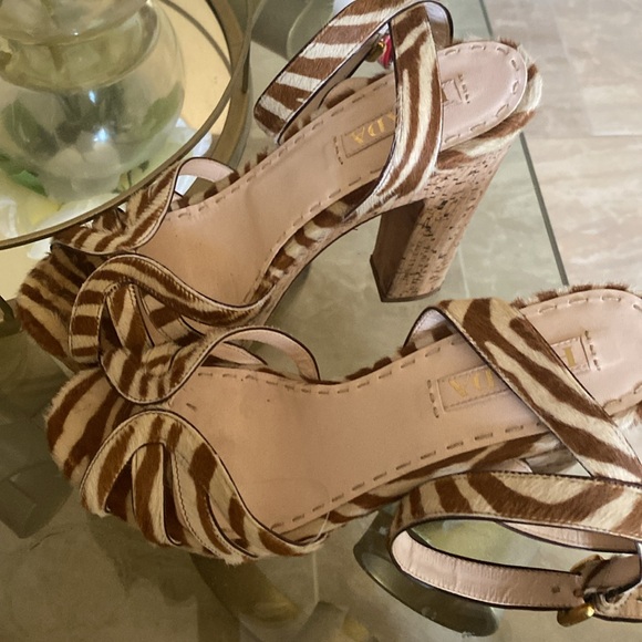 Prada Animal Print Platforms - Picture 13 of 17